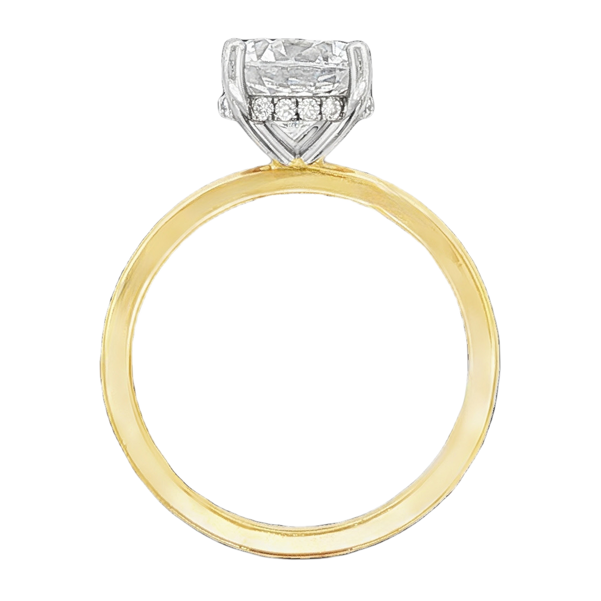 Signature Round Solitaire Diamond Engagement Ring — photo 3 of 3