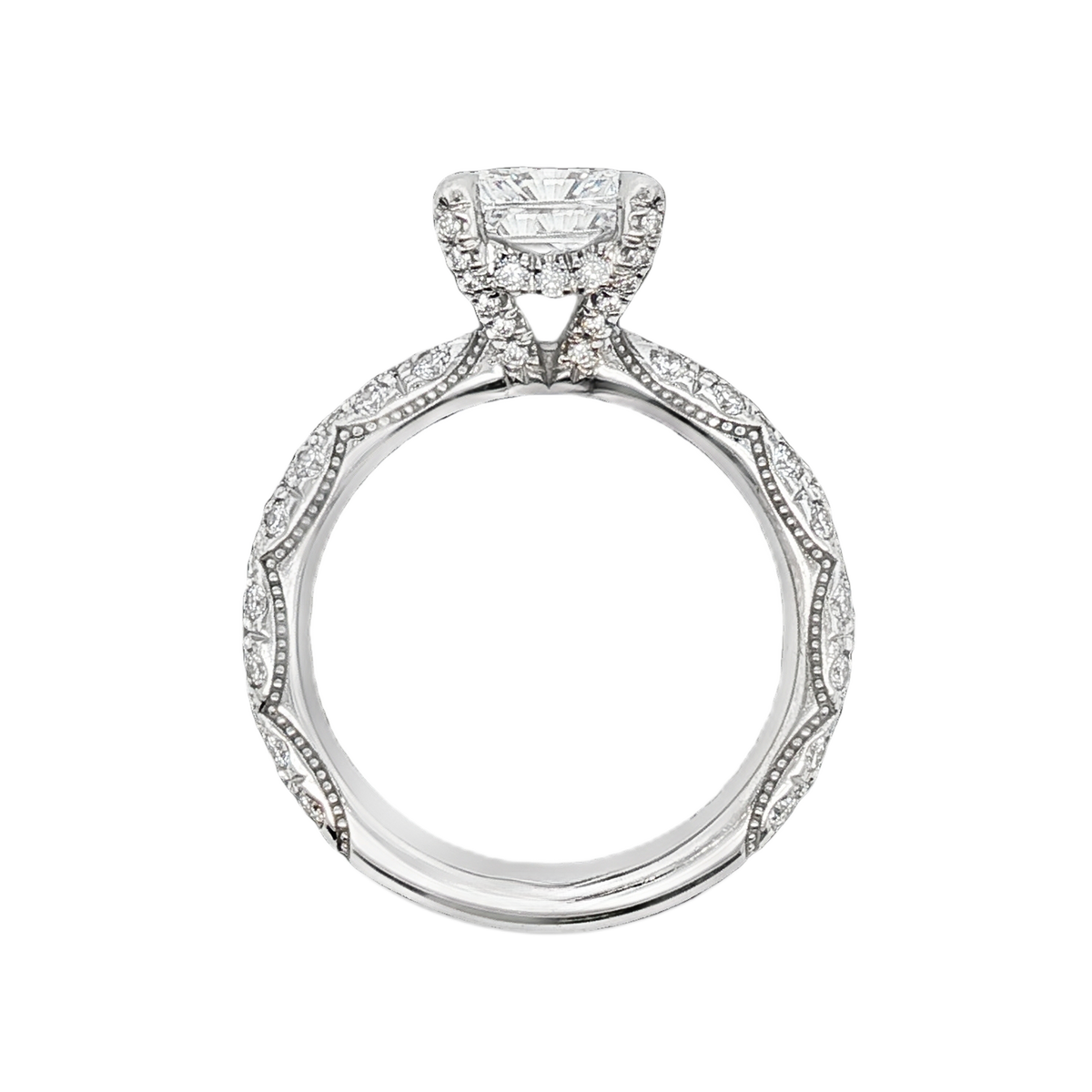 Tacori Emerald Bloom Diamond Engagement Ring — photo 3 of 3
