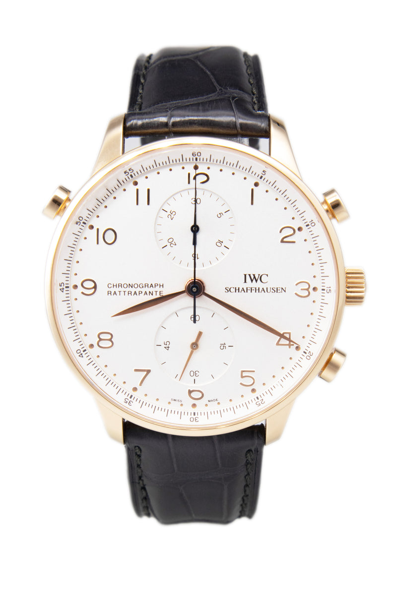 585-2054 Pre-Owned IWC Portuguese Chronograph Rattrapante