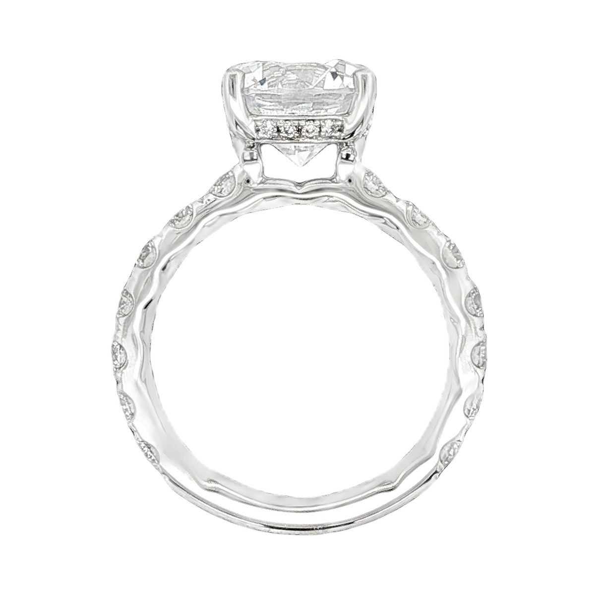 A. Jaffe Round Diamond Engagement Ring — photo 3 of 3