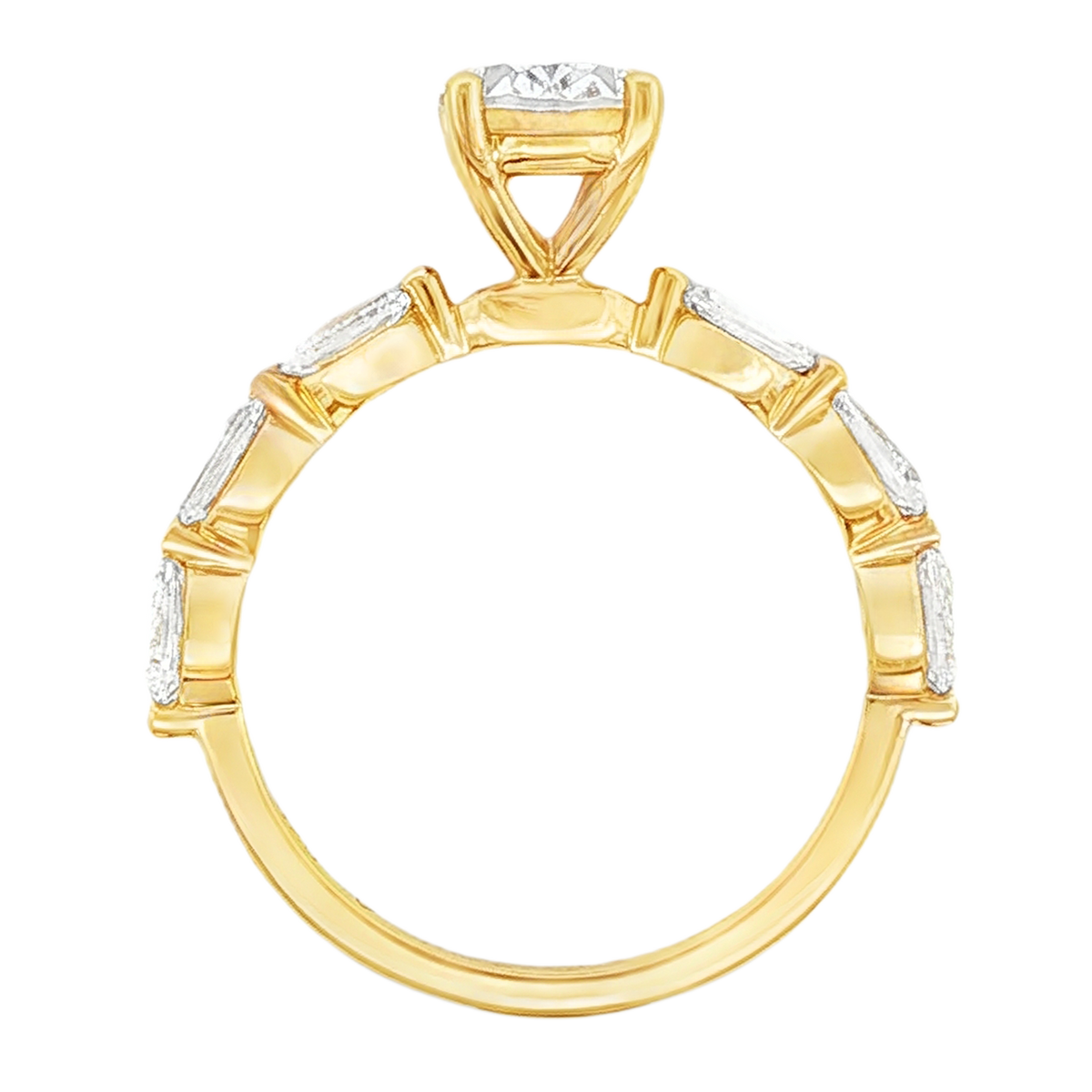 Classique Creations Oval Cut Diamond Engagement Ring — photo 3 of 3