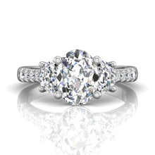 Martin Flyer Three Stone Diamond Engagement Ring Martin Flyer Three Stone Diamond Engagement Ring