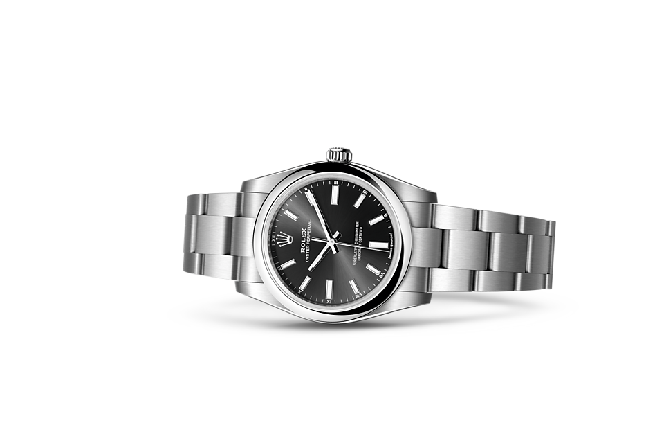 Rolex Oyster Perpetual in Oystersteel M124200 0002 H.L. Gross