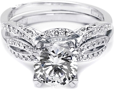 2573MDB Tacori Contoured Diamond Wedding Band H.L. Gross