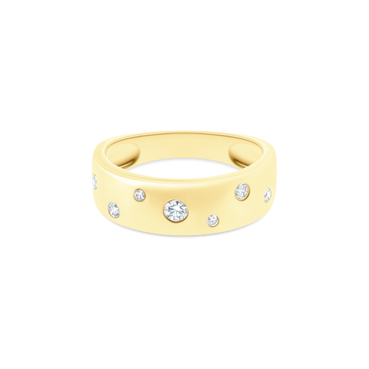 .17ct 14k Yellow Gold Diamond Ring, SKU 130-2081