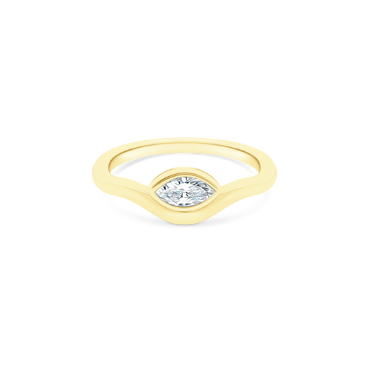 .24ct 14k Yellow Gold Diamond Ring - SKU 130-2016