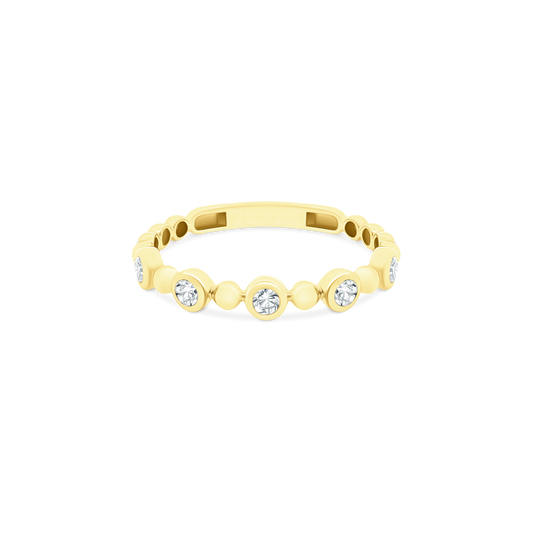 .24ct 14k Yellow Gold Diamond Ring - SKU 130-2053