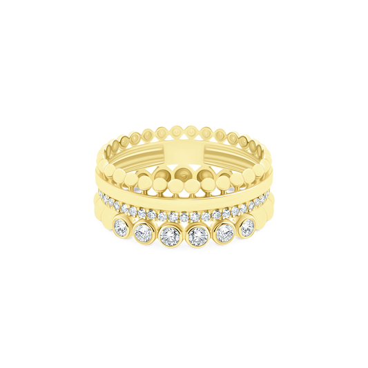 .34ct 14k Yellow Gold Diamond Ring - SKU 130-2054