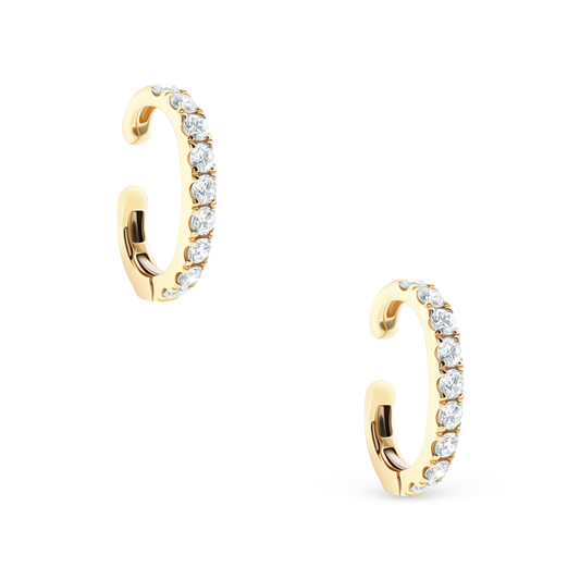 .35ct 14k Yellow Gold Diamond Ear Cuff, SKU 150-6542