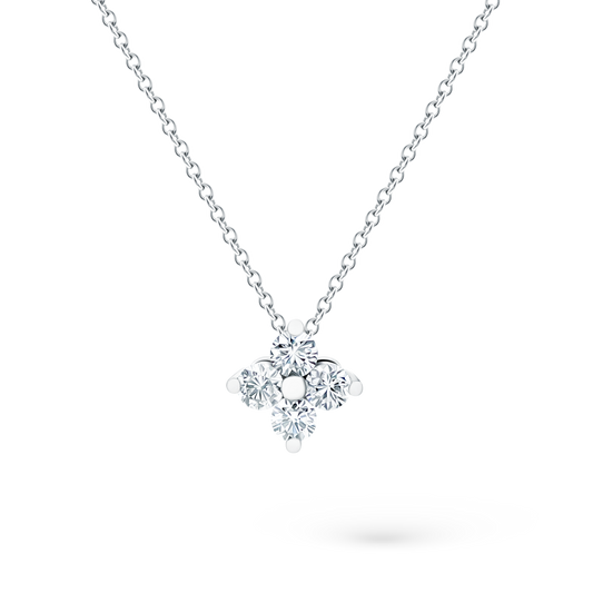 .50ct 14k White Gold Diamond Pendant - SKU 160-5287