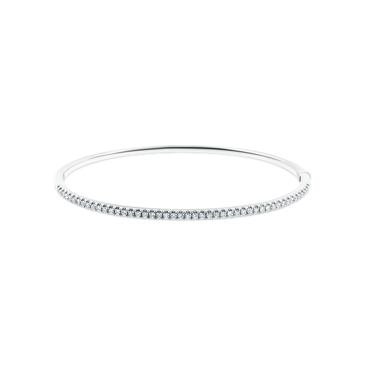 170-4220 0.50ct 18k White Gold Diamond Bangle