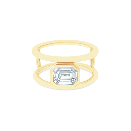 .55ct 18k Yellow Gold Diamond Ring, SKU 130-1988