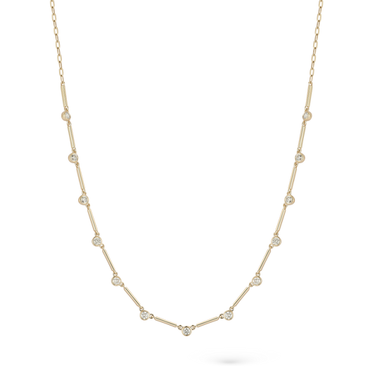 .66ct 14k Yellow Gold Diamond Necklace — photo 1 of 2