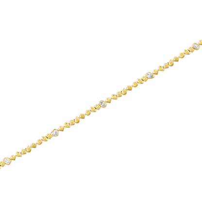 .73ct 14k Yellow Gold Mixed Shape Diamond Bracelet — photo 1 of 2