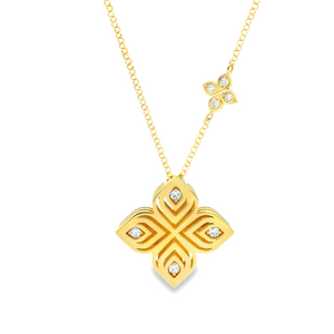 
Arabesque necklace with 8 round brilliant cut diamonds
18k Yellow ...