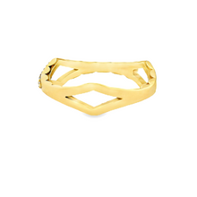 18k yellow gold diamond ring by tacori with diamonds totaling appro...