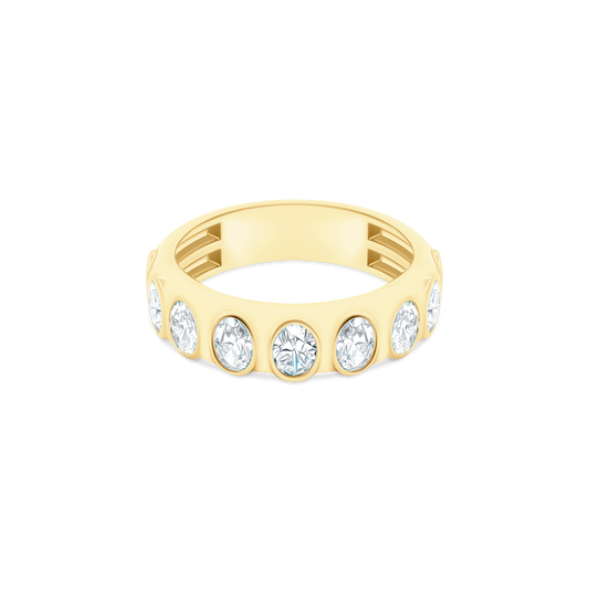 1.07ct 18k Yellow Gold Diamond Band - SKU 110-8979
