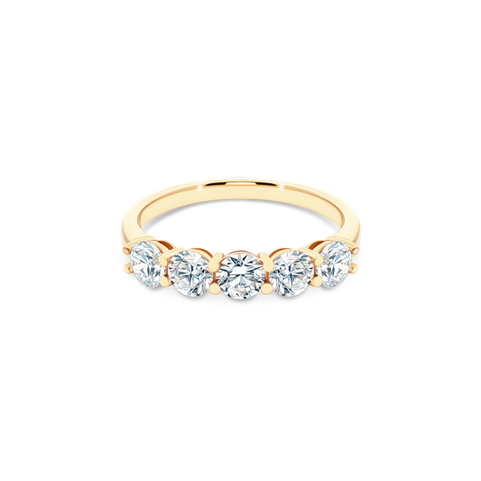 1.11ct Round Cut Diamond Wedding Ring — photo 1 of 3