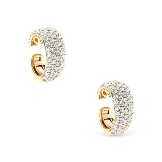 1.18ct 14k Yellow Gold Diamond Ear Cuff, SKU 150-6532