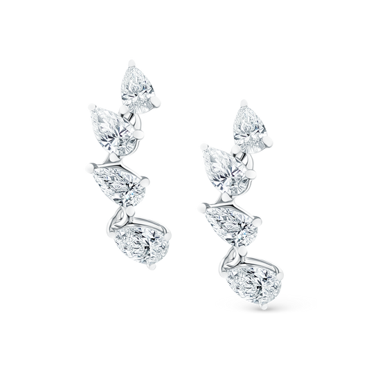 1.24ct 18k White Gold Diamond Fashion Studs — photo 1 of 2