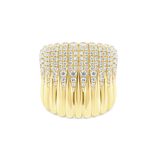 1.27ct 18k Yellow Gold Diamond Ring - SKU 130-2042