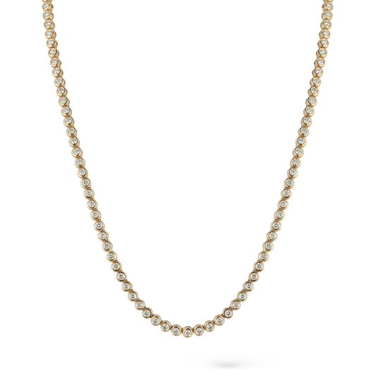 1.40ct 14k Yellow Gold Diamond Necklace — photo 1 of 3