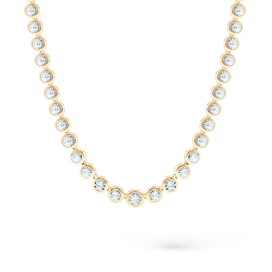 1.45ct 14k Yellow Gold Diamond Necklace - SKU 165-1816