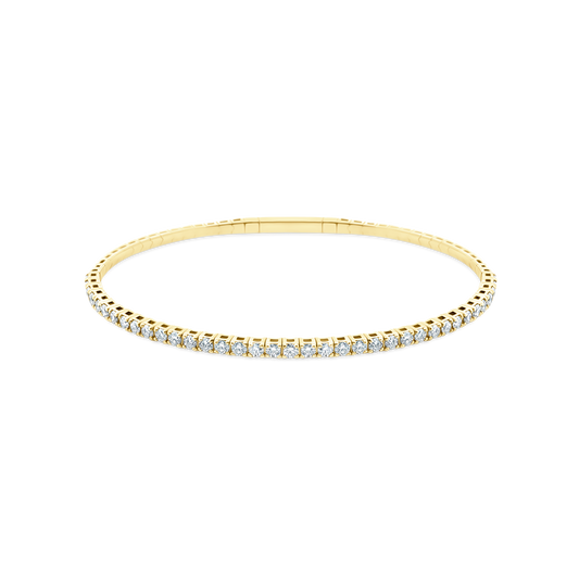 1.50ct 14k Gold Diamond Flex Bangle — photo 1 of 3