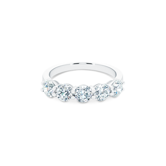 1.51ct Round Cut Diamond Wedding Ring — photo 1 of 3
