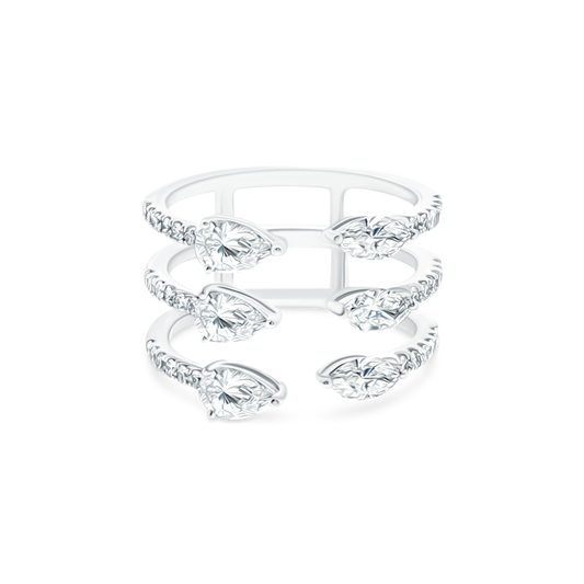 1.52ct 18k White Gold Diamond Ring, SKU 130-1494