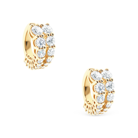 1.77ct 14k Yellow Gold Diamond Ear Cuff, SKU 150-6534