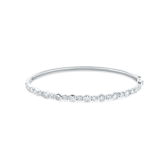 1.88ct 14k Gold Diamond Bangle — photo 1 of 3