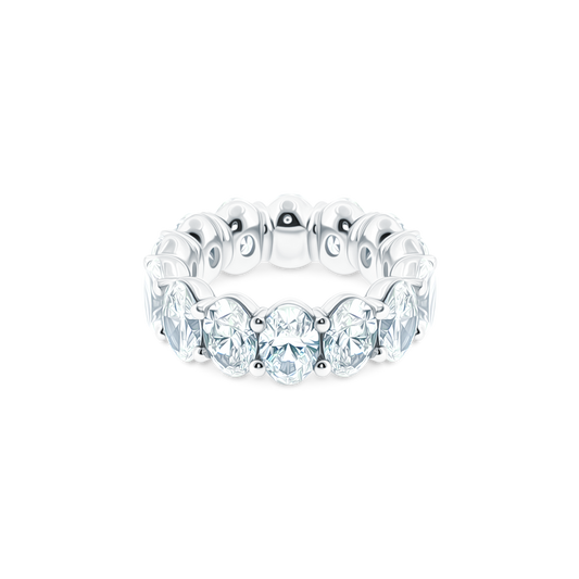 18k white gold diamond eternity band 110-7446