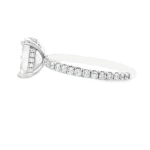 2.47ct 14k White Gold Cushion Cut Engagement Ring
