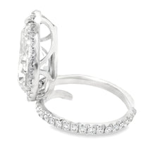 Pear Shape Diamond Platinum Engagement Ring