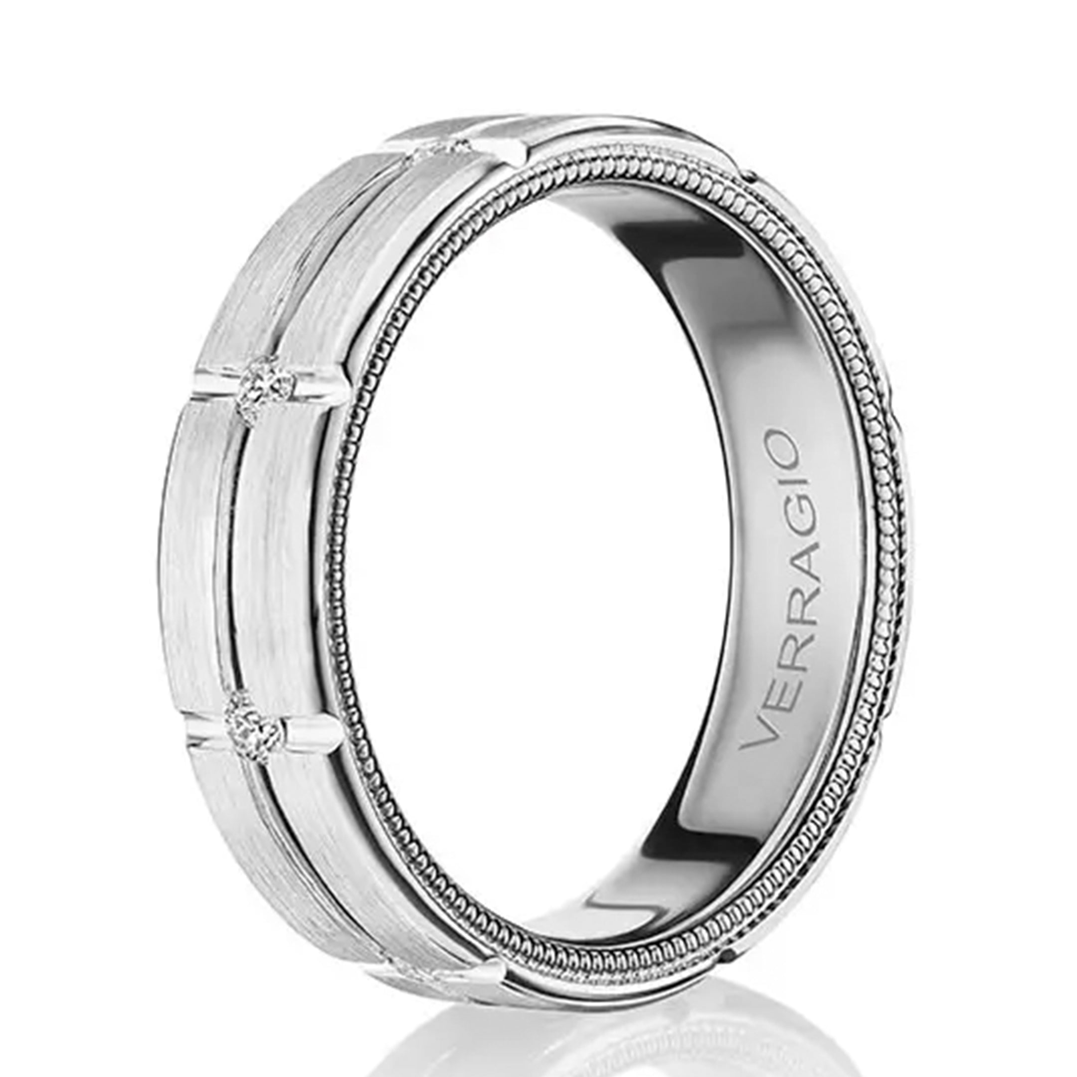 VWD-6927 Verragio Satin Finish Men's Wedding Band –
