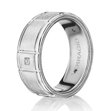 Verragio Satin Finish Diamond Men's Wedding Band