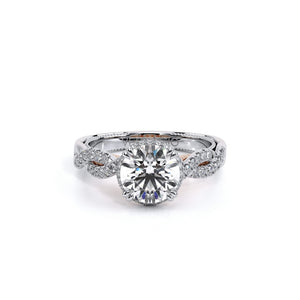 Verragio Twisted Shank Halo Diamond Engagement Ring