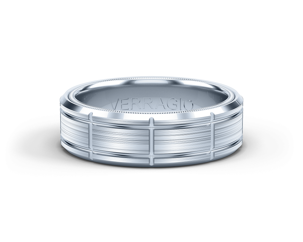 Verragio Matte Finish Men's Wedding Band