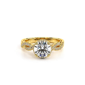 Verragio Twisted Shank Halo Diamond Engagement Ring