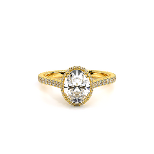 This Verragio oval engagement ring features Verragio's handcrafted ...