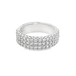 1.25ct 14k White Gold Diamond Band