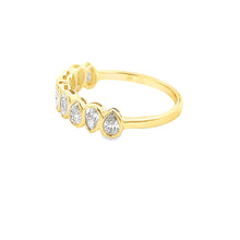 .87ct 14k Yellow Gold Diamond Band
