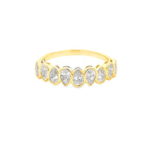 .87ct 14k Yellow Gold Diamond Band