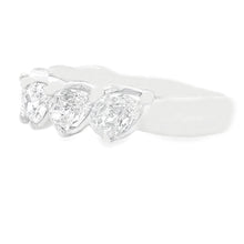This stunning 14k white gold diamond band by Christopher Designs, f...