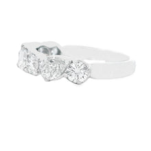 This gorgeous 14k white gold diamond ring by Christopher Designs fe...