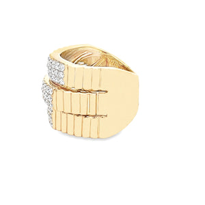 .86ct 14k Yellow Gold Diamond Ring