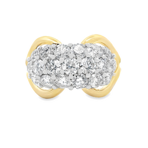 2.17ct 14k Yellow Gold Diamond Ring