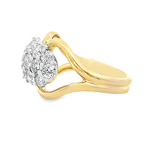 2.17ct 14k Yellow Gold Diamond Ring