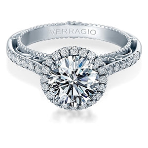 Verragio Halo Pave Diamond Engagement Ring